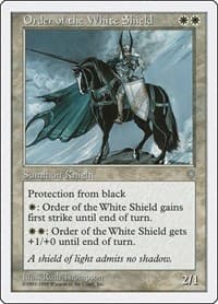 Order of the White Shield - Anthologies - Magic: The Gathering card