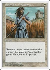 Swords to Plowshares - Anthologies - Magic: The Gathering card