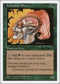 Llanowar Elves - Anthologies - Magic: The Gathering card