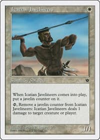 Icatian Javelineers - Anthologies - Magic: The Gathering card