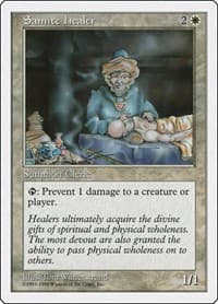 Samite Healer - Anthologies - Magic: The Gathering card