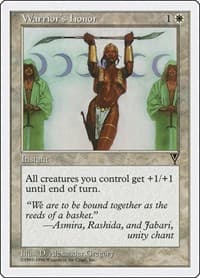 Warrior's Honor - Anthologies - Magic: The Gathering card