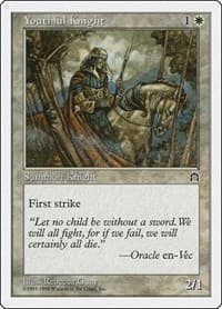 Youthful Knight - Anthologies - Magic: The Gathering card