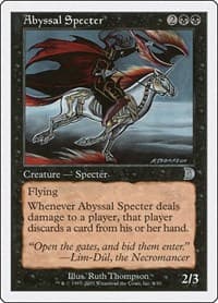 Abyssal Specter - Deckmasters Garfield vs Finkel - Magic: The Gathering card