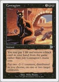 Contagion - Deckmasters Garfield vs Finkel - Magic: The Gathering card