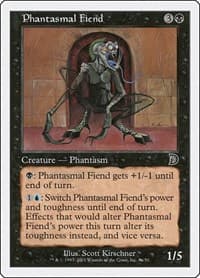 Phantasmal Fiend (8a) - Deckmasters Garfield vs Finkel - Magic: The Gathering card