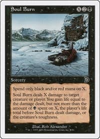 Soul Burn - Deckmasters Garfield vs Finkel - Magic: The Gathering card