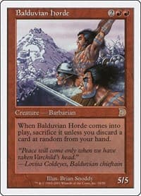 Balduvian Horde - Deckmasters Garfield vs Finkel - Magic: The Gathering card