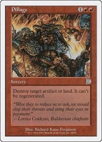 Pillage - Deckmasters Garfield vs Finkel - Magic: The Gathering card
