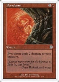 Pyroclasm - Deckmasters Garfield vs Finkel - Magic: The Gathering card