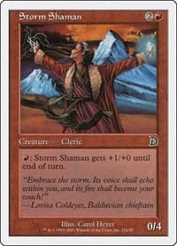 Storm Shaman (21a) - Deckmasters Garfield vs Finkel - Magic: The Gathering card