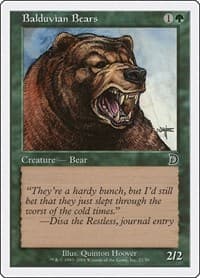 Balduvian Bears - Deckmasters Garfield vs Finkel - Magic: The Gathering card