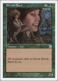 Elvish Bard - Deckmasters Garfield vs Finkel - Magic: The Gathering card