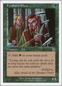 Fyndhorn Elves - Deckmasters Garfield vs Finkel - Magic: The Gathering card