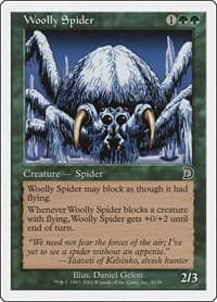 Woolly Spider - Deckmasters Garfield vs Finkel - Magic: The Gathering card