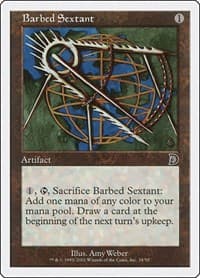Barbed Sextant - Deckmasters Garfield vs Finkel - Magic: The Gathering card