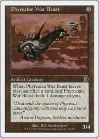 Phyrexian War Beast (37a) - Deckmasters Garfield vs Finkel - Magic: The Gathering card
