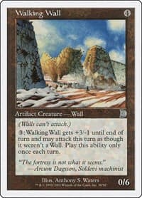 Walking Wall - Deckmasters Garfield vs Finkel - Magic: The Gathering card