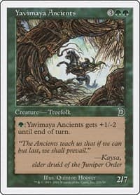 Yavimaya Ancients (31b) - Deckmasters Garfield vs Finkel - Magic: The Gathering card