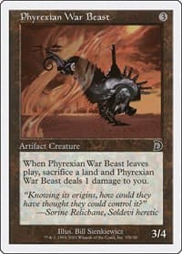 Phyrexian War Beast (37b) - Deckmasters Garfield vs Finkel - Magic: The Gathering card