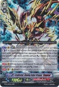 Eradicator, Vowing Saber Dragon "Reverse" - BT12: Binding Force of the Black Rings - Cardfight Vanguard card