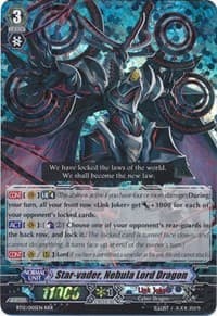 Star-vader, Nebula Lord Dragon - BT12: Binding Force of the Black Rings - Cardfight Vanguard card