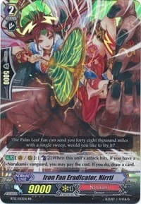 Iron Fan Eradicator, Nirrti - BT12: Binding Force of the Black Rings - Cardfight Vanguard card