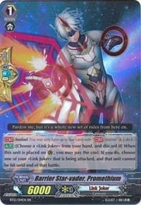 Barrier Star-vader, Promethium - BT12: Binding Force of the Black Rings - Cardfight Vanguard card