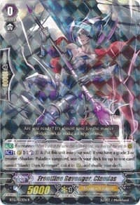Frontline Revenger, Claudas - BT12: Binding Force of the Black Rings - Cardfight Vanguard card