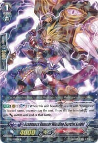 Resonance Hammer Wielding Exorcist Knight - BT12: Binding Force of the Black Rings - Cardfight Vanguard card