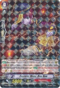 Exorcist Mage, Dan Dan - BT12: Binding Force of the Black Rings - Cardfight Vanguard card