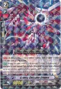 Gravity Collapse Dragon - BT12: Binding Force of the Black Rings - Cardfight Vanguard card