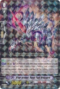 Star-vader, Dust Tail Unicorn - BT12: Binding Force of the Black Rings - Cardfight Vanguard card