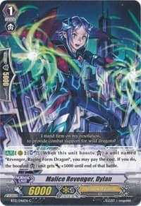 Malice Revenge, Dylan - BT12: Binding Force of the Black Rings - Cardfight Vanguard card
