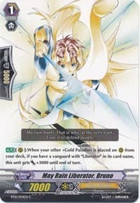 May Rain Liberator, Bruno - BT12: Binding Force of the Black Rings - Cardfight Vanguard card