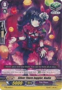 Silver Thorn Juggler, Nadia - BT12: Binding Force of the Black Rings - Cardfight Vanguard card
