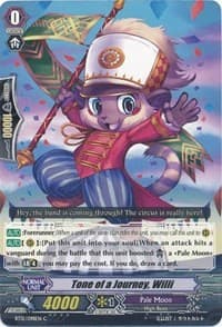 Tone of the Journeying, WillI - BT12: Binding Force of the Black Rings - Cardfight Vanguard card
