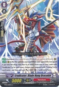 Eradicator, Blade Hang Dracokid - BT12: Binding Force of the Black Rings - Cardfight Vanguard card