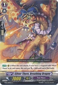 Silver Thorn Breathing Dragon - BT12: Binding Force of the Black Rings - Cardfight Vanguard card