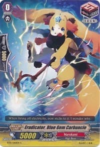 Eradicator, Blue Gem Carbuncle - BT12: Binding Force of the Black Rings - Cardfight Vanguard card