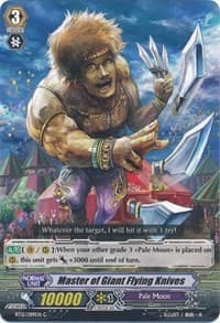 Master of Giant Flying Knives - BT12: Binding Force of the Black Rings - Cardfight Vanguard card