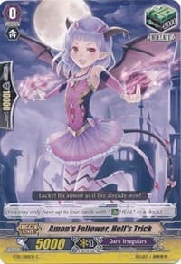Amon's Follower, Hell's Trick - BT12: Binding Force of the Black Rings - Cardfight Vanguard card