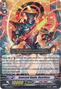 Innocent Blade, Heartless - BT12: Binding Force of the Black Rings - Cardfight Vanguard card
