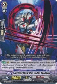 Furious Claw Star-vader, Niobium - BT12: Binding Force of the Black Rings - Cardfight Vanguard card