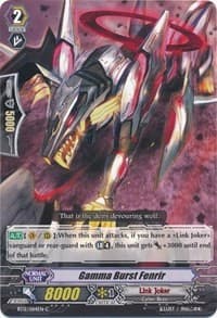 Gamma Burst, Fenrir - BT12: Binding Force of the Black Rings - Cardfight Vanguard card