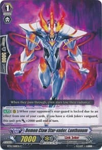 Demonic Claw Star-vader, Lanthanum - BT12: Binding Force of the Black Rings - Cardfight Vanguard card