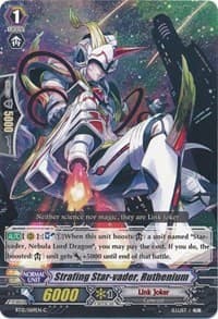 Strafe Star-vader, Ruthenium - BT12: Binding Force of the Black Rings - Cardfight Vanguard card