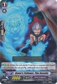 Amon's Follower, Phu Geenlin - BT12: Binding Force of the Black Rings - Cardfight Vanguard card