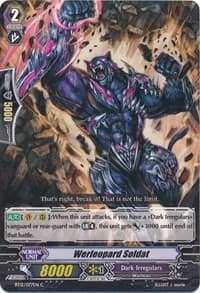 Werleopard Soldat - BT12: Binding Force of the Black Rings - Cardfight Vanguard card