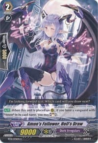 Amon's Follower, Hell's Draw - BT12: Binding Force of the Black Rings - Cardfight Vanguard card
